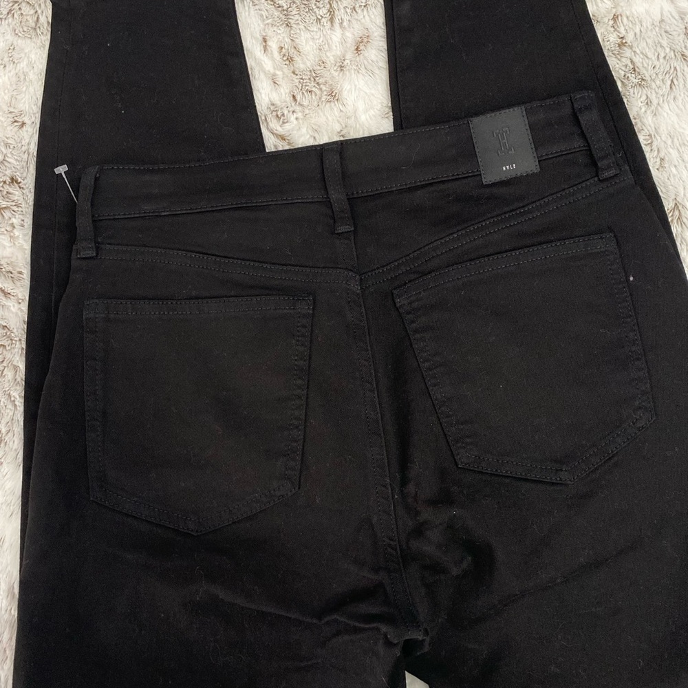Cropped Black Skinny Jeans | HALE Women Skinny Jeans | Women Crop Jeans Size 27 - Picture 13 of 15